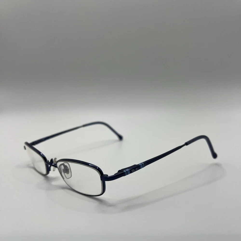 Ray-Ban Kids Eyeglasses RB1009T 3018 Blue 45-17-125 Titanium Designer Frames EUC